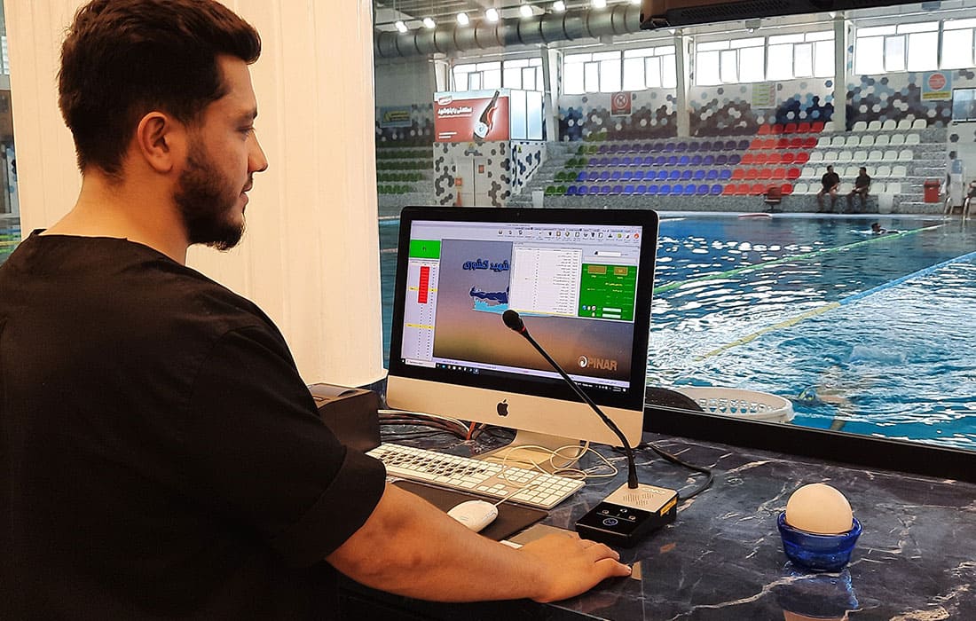 Cavac Counter Intercom System Keshvari Swimming Pool 2